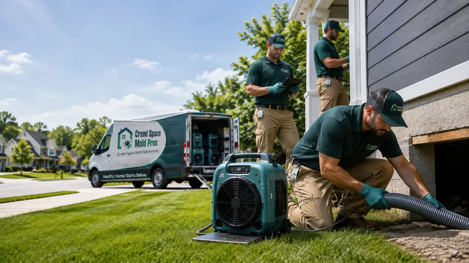 Crawl Space Mold Removal in Warsaw, IN